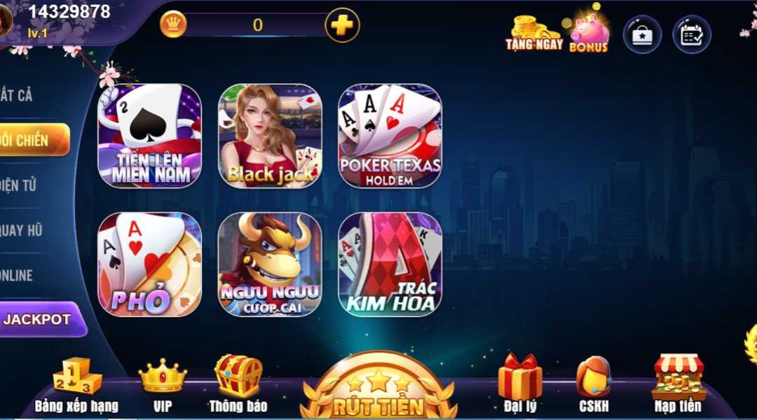 Game bài 8US thu hút nhiều người chơi