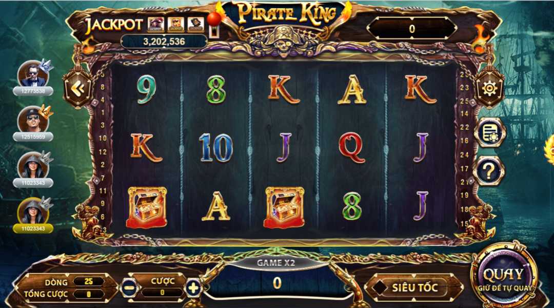 Nổ hũ 8US Pirate King với phiêu lưu đầy thú vị