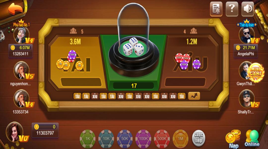 Game tài xỉu tại 8US